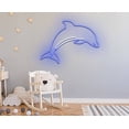 thumbnail image 4 of Glowneon Dolphin Neon Sign, Animal Art Sign Wall Decor, 4 of 4