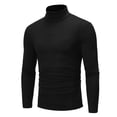 thumbnail image 2 of Xnihocha T-Shirt Col Roulé Simulé Manches Longues Basique Léger Thermique 3 Pcs B&C&G 3TG, 2 of 4