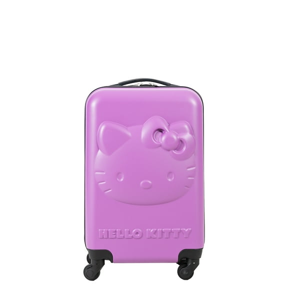 Sanrio Hello Kitty Girl's 20" Embossed Luggage -Pink
