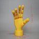 thumbnail image 3 of Estatua de mano "Rock On" con pose ajustable y articulaciones móviles - Figura de plástico impresa en 3D, adecuada para decoración de hogar y oficina, regalo de música rock, accesorio de fotografía, 3 of 5