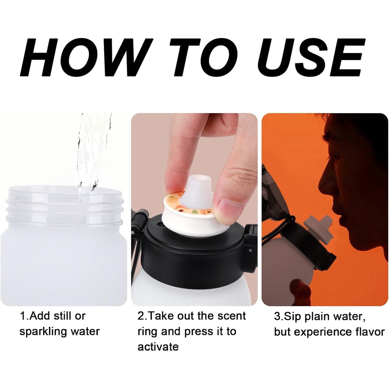 Air Up Pod With Water Bottle 1 Liter Bottle, Update Water Bottle Up Set  With 7 Capsules Drinking Straw, No Sugar, Outdoor Water Bottle Free Air Up  Scented Water Bottle With Flavour