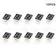 thumbnail image 4 of sweethay 10 Pieces Digital Tube 0.56 Inch 5611AH Cathode Display Appliances Red Bit Segment Common Pin DIY Home 10 LED 1 7 Electrónica miscelánea, 4 of 6