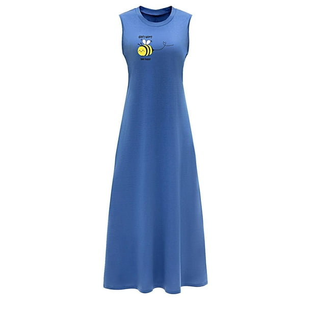 Vestido largo de verano para mujer, vestido de primavera a la moda para adolescentes, para ir al trabajo XL