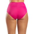 thumbnail image 3 of Maxine Solid Full Bikini Bottom (10, Fuschia), 3 of 5