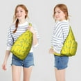 thumbnail image 4 of Tropical Banana Sling Backpack&nbsp;- Vibrant Fruit Pattern Crossbody Shoulder Bag, Durable Water-Resistant Material, 4 of 4