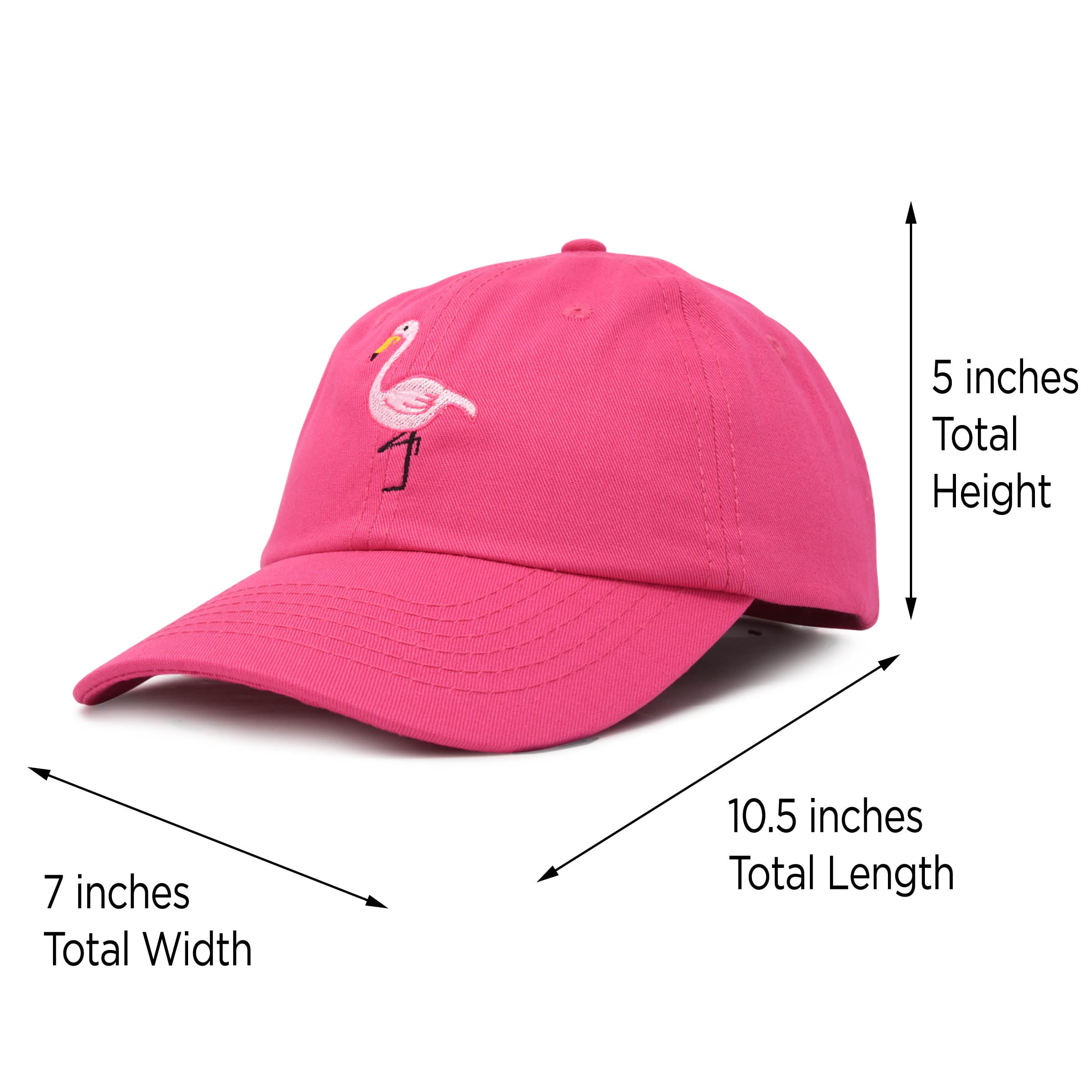 Dalix Dalix Flamingo Hat Women S Baseball Cap In Hot Pink Walmart Com Walmart Com