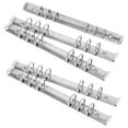 thumbnail image 4 of SHISUYAN 5Set Book Binder Clips Loose Leaf Binder Discs Silver Stainless Steel Suitable For Diy Projects Presentations, 4 of 8