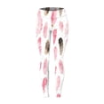 thumbnail image 2 of Gibobby Leggings Invierno Mujer Leggings estampados de moda para mujer Leggings de entrenamiento Pantalones para correr（Blanco， XXL), 2 of 4