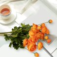 thumbnail image 5 of Artificial Silk Flowers Persian Ranunculus(asian Buttercup 5 Bundles),suitable For Core Decorations,weddings,homes,artistic Decorations,and Props (ora, 5 of 5