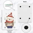 thumbnail image 2 of Bear Scarf Hat Food Scale Digital Kitchen Scale Waterproof Tempered Glass Tare Function 11 lb for Baking Cooking Meal Prep, 2 of 7