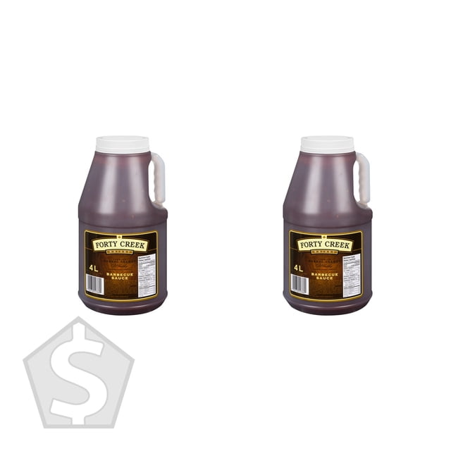 Forty Creek Whisky Barbecue Sauce, 4 L - Pack of 2