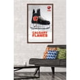 thumbnail image 2 of NHL Calgary Flames - Drip Skate 21 Wall Poster, 22.375" x 34", Framed, 2 of 3