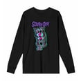 thumbnail image 4 of Scooby-Doo 3D Line Art Adult Black Crew Neck Long Sleeve Tee-XXL, 4 of 7