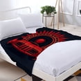 thumbnail image 3 of Cozy Flannel Blanket - Soft Warm Durable with Stylish Pattern Perfect for Sofa Travel Bed and Chair, 3 of 7