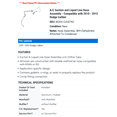 thumbnail image 2 of A/C Suction and Liquid Line Hose Assembly - Compatible with 2010 - 2012 Dodge Caliber 2011, 2 of 2