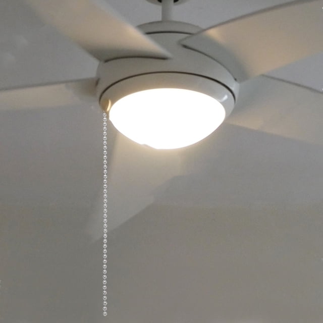 BESTYASH 1Jgo Cadena Tiradora Plateada Con Conector Para Reemplazo De Lámparas Y Ventiladores
