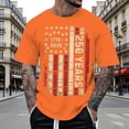 thumbnail image 2 of CHENge Men's 250 Anniversary USA 250th American Flag Patriotic 250 Years Short Sleeve Crew Neck T-Shirt, 2 of 4