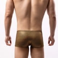 thumbnail image 6 of NTACZA Stretch Underwear for Men Seamless Gold Breathable Boxer Briefs Comfy No Fly Seamless Men's Brief 2X, 6 of 6