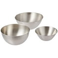 thumbnail image 1 of Sori Yanagi Ensemble de Bols en Acier Inoxydable 3 Pcs (19,23,27cm), 1 of 5