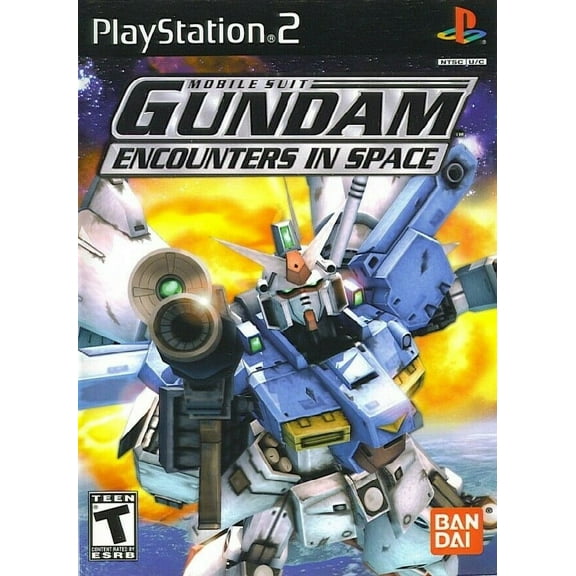 Restored Mobile Suit Gundam: Encounters in Space (Sony PlayStation 2, 2003) (Refurbished)