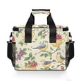 thumbnail image 7 of FORMRS Insulated Cooler Bag 24 Cans Capacity Soft Leakproof Lunch Box with Side Pockets, Birds with Strawberries, 7 of 7