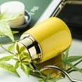thumbnail image 3 of Modern Foam Soap Dispenser for Bathroom, Chic Ceramic Bottle, Gold Soap Dispenser Pump (Yellow), 3 of 6