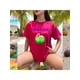 thumbnail image 1 of Playera Blusa De Palm Beach Surf Club – Vibra Tropical con Sabor a Coco Color Fucsia Talla Extra Grande Marca Emil SaEs, 1 of 4