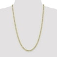 thumbnail image 2 of Solid 10K 4.75mm Semi-Solid Figaro Chain Bracelet / Anklet, 2 of 3