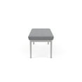 thumbnail image 5 of Lesro Lenox Steel Fabric 3-Seat Waiting Room Guest Bench in Silver/Adler Gray Flannel, 5 of 5