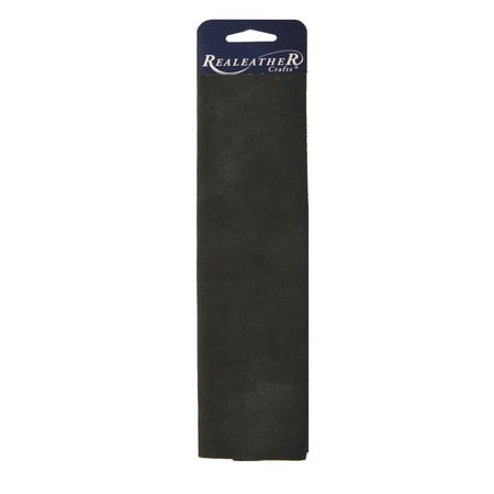 UPC: 0870192001860 | Realeather Suede Trim Piece 9 x 3 Suede Black