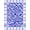 Blue And White, Pattern 9, variant on ODIKA Front Gingham Checkered Wide Band Border Layering Farmhouse Plaid Flowing Non-Slip Flatwoven for Living Room, Under Sectional, Family
