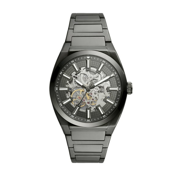 Fossil Men's Everett Automatic, Smoke-Tone Stainless Steel Watch