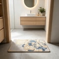 thumbnail image 4 of Gaecuw 100% Linen Carpet Mat, Absorbent and Non SKIDping, Soft Floor Rug for Bathroom and Entrance, Machine Washable, A, 4 of 6