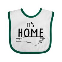 Inktastic It's Home- State of North Carolina Outline Boys or Girls Baby Bib