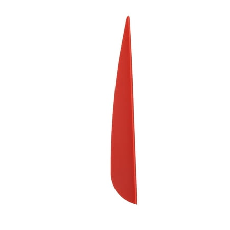 HOT! Arrows Vanes 4 Inch Plastic Fletching for DIY Archery 50 Pack(Red)