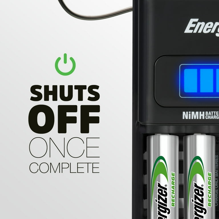 Energizer Recharge Value Charger with Included AA and AAA