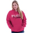 thumbnail image 4 of Pray For A Cure Breast Cancer Sport Hoodie Sweatshirt Women Brisco Brands S, 4 of 6