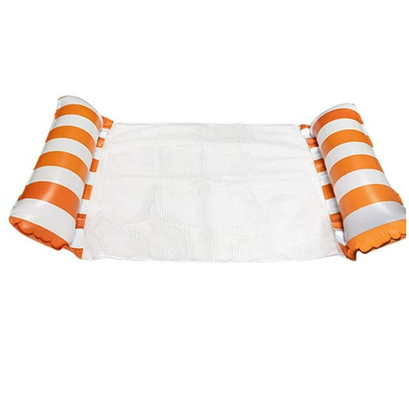 Inflatable Hammock, Pool Float Lounge Water Chair Water Hammock 4-in-1 Ultra Comfortable Air Mattress Floating Water Bed