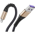 thumbnail image 1 of Apple MFi Certified 2-Pack Lightning Charging Cables for iPhone and iPad (1ft, Brown) - Fast Charging Compatible with iPhone, iPad Mini/Air, 1 of 16