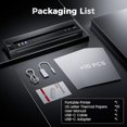 thumbnail image 2 of TATTMUSE Portable Printers Wireless for Travel, Inkless Printer Thermal Small Bluetooth Mobile for Home Use, Support 8.5" X 11" US Letter & A4 Size Thermal Paper, 2 of 8