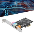 thumbnail image 4 of Tarjeta PCIe 5.1 Canal Tarjeta de Sonido de 6 Canales Tarjeta de Audio CMI8738 Chip Con Accesorios de CD, 4 of 7