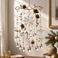 thumbnail image 4 of Wind Chime Acrylic Christmas Ornaments, 2D Flat Windchime with Snowflake for Front Door Window, Christmas in July Outdoor Garden Decor, 4 of 7