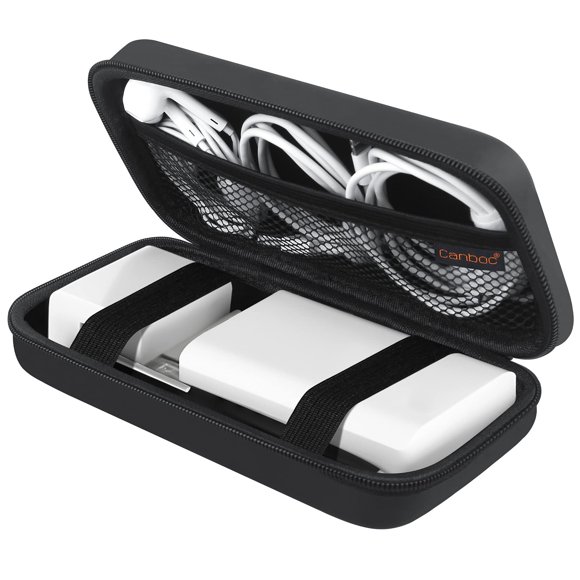 Organizador de viaje Canboc Electronics para MacBook Charger, color negro
