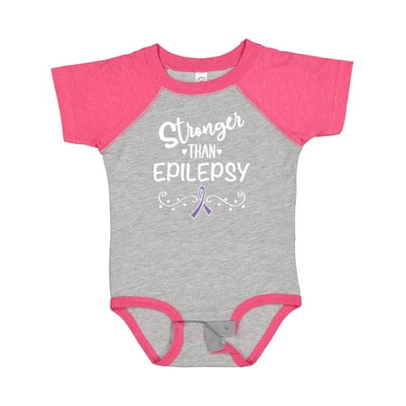 

Inktastic Epilepsy Awareness Month Ribbon Gift Baby Girl Bodysuit