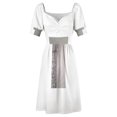thumbnail image 5 of Robe Longue Sans Manches Cliff Robe bandage Femme chic et Élégante Robe de Soirée, 5 of 5