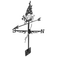 thumbnail image 2 of Shisuyan Gnome Weathervane Black 1Set 22.79X12.58X11.40In Iron, 2 of 9