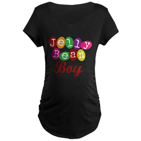 

CafePress - Jelly Bean Boy Maternity T Shirt - Maternity Dark T-Shirt