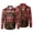 06#Red, variant on Oktoberfest Costume Men Long Sleeve Plaid Shirt Funny Graphic Tops Trachten Shirts Traditional Bavarian for Beer Lover Gift
