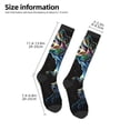 thumbnail image 2 of Fuzoiu colorful flames dinosaur Print Adult Stockings,Crew Socks,Unisex Fashion Socks, Casual Sports Socks,Comfortable Crew Socks for Everyday Wear and Sports, 2 of 6