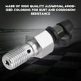 thumbnail image 4 of Pinza de freno de motocicleta tornillo de purga de perno Banjo M10x125mm reparador ligero y Compatible para coche ANGGREK  Otros, 4 of 8